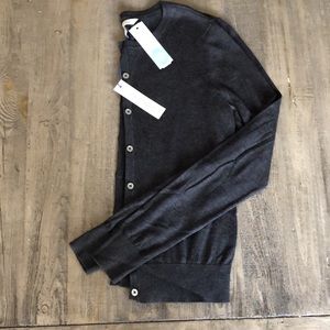 Dark gray 41 Hawthorn button down Cardigan